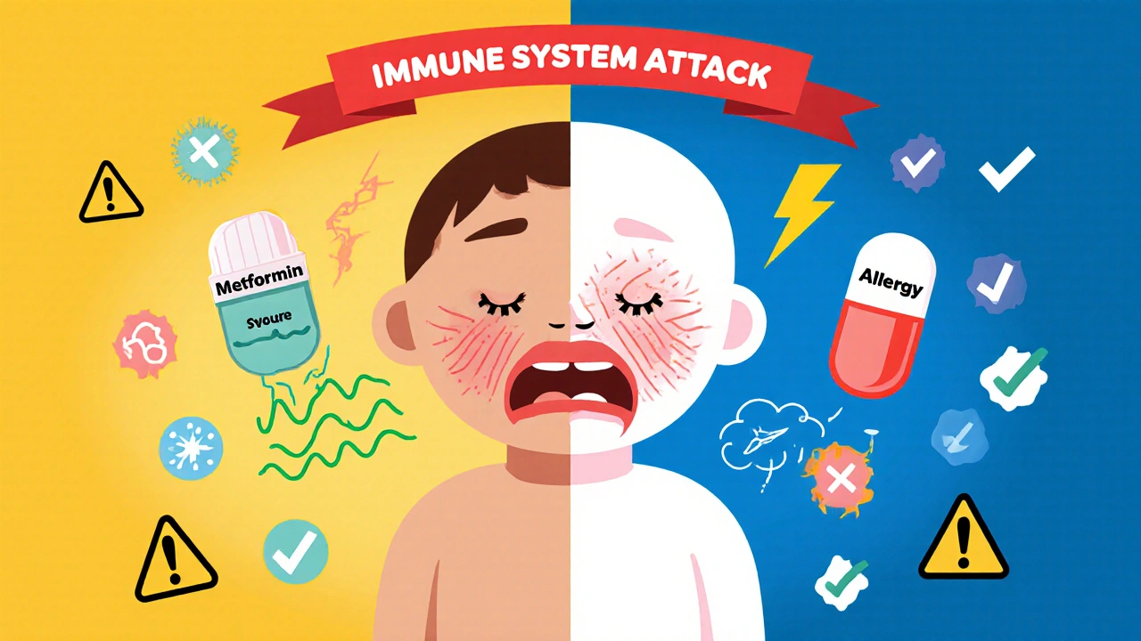 Difference Between Medication Side Effects and Allergic Drug Reactions