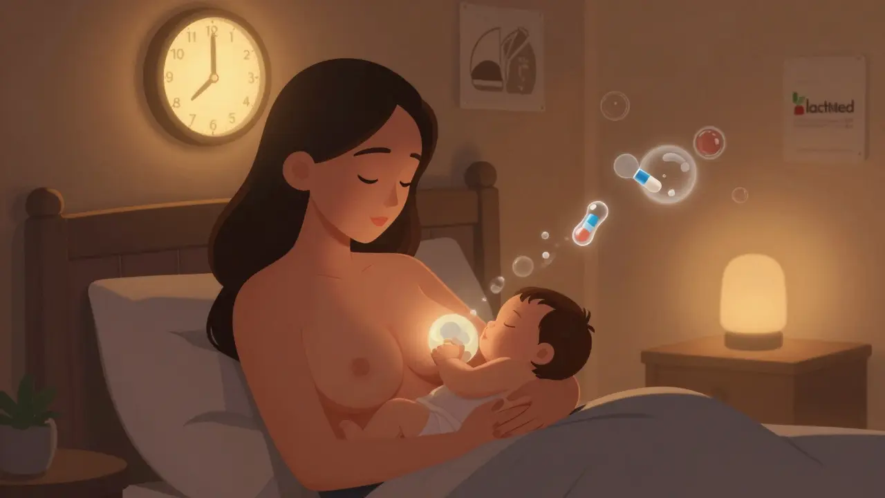 How to Time Medication Doses to Reduce Infant Exposure During Breastfeeding
