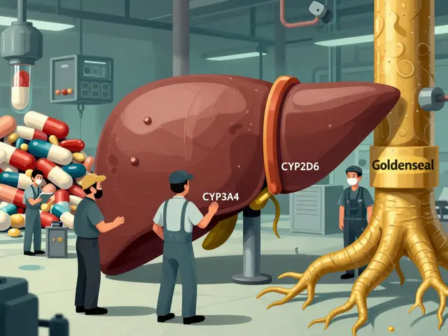 Goldenseal and Medications: What You Need to Know About Liver Enzyme Interactions