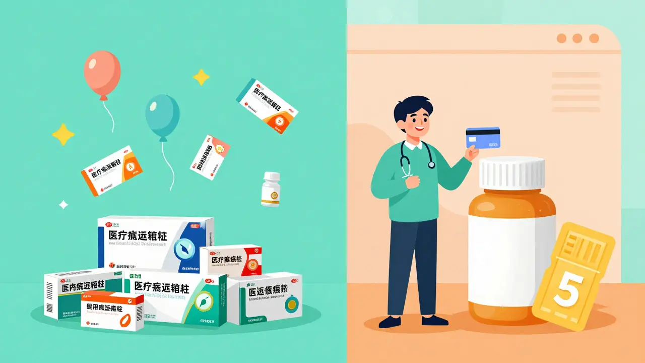 Comparison of expensive brand meds vs cheap generic pills